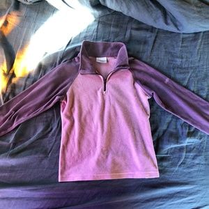Girl's Purple Columbia Fleece, Size S (7-8)